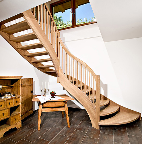 Holztreppen